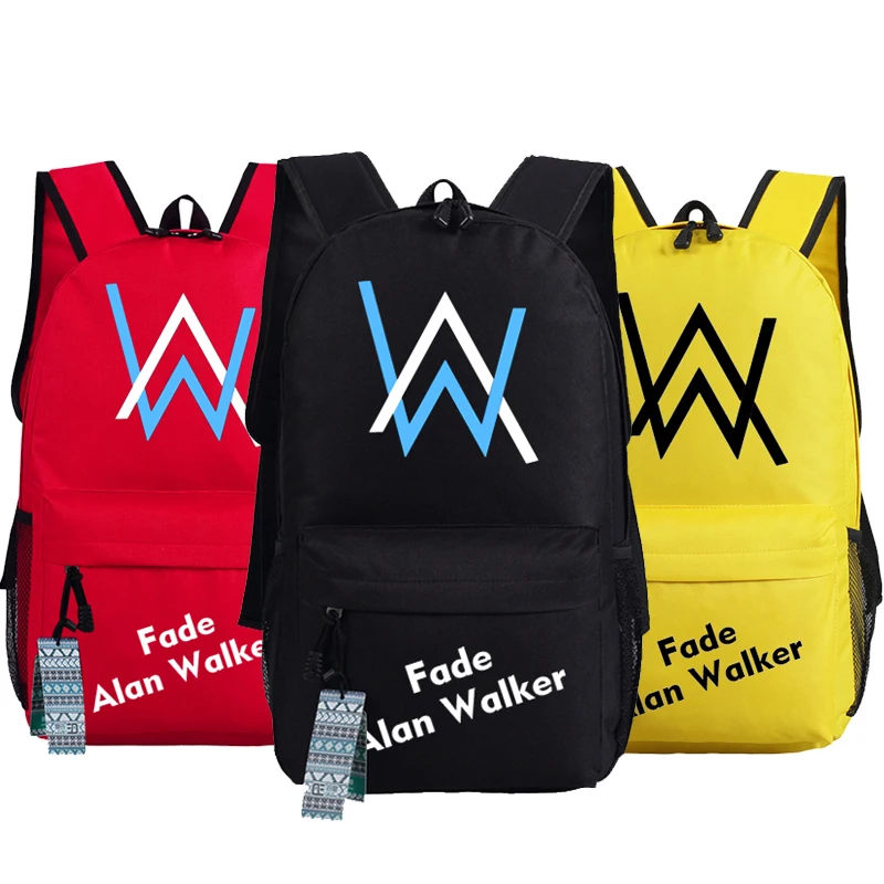 Бесплатная доставка мужчины женщины студент Алан Уокер косплей исчез рюкзак mochila