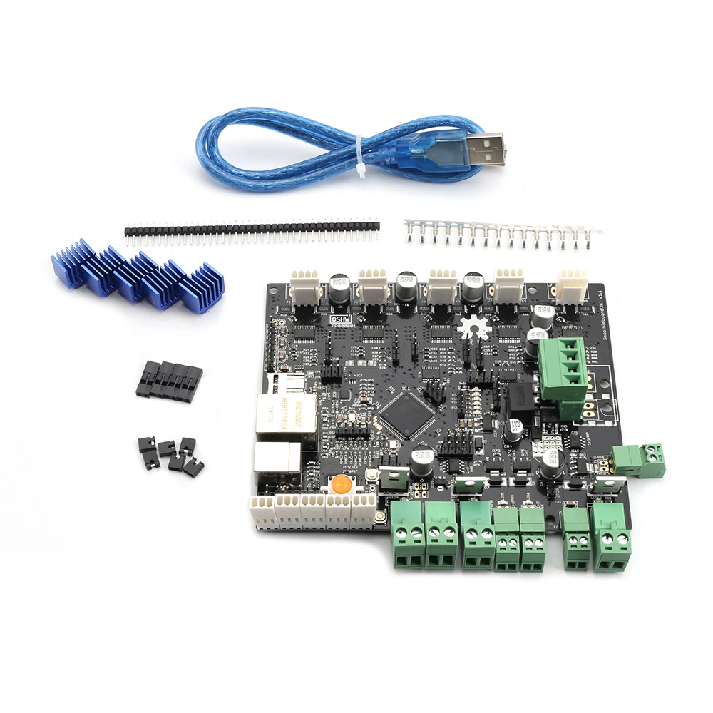 3d принтер Smoothieboard 5XC 5X V1.1 ARM с открытым исходным кодом материнская плата 32 бит LPC1769 Cortex-M3 плата управления Поддержка Ethernet для ЧПУ