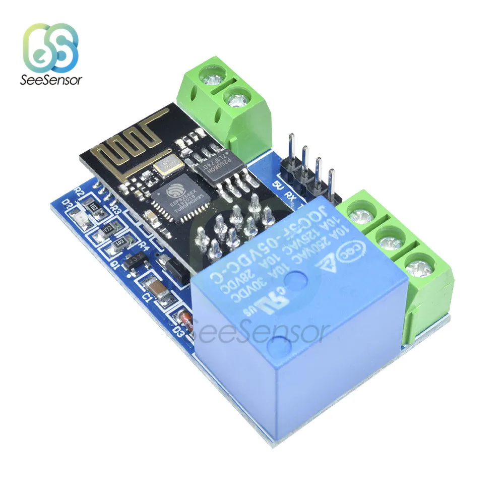 ESP8266 5 В релейный модуль Wi-Fi вещи умный дом дистанционное управление переключатель телефон приложение ESP-01 ESP01 управление Лер Беспроводной Wi-Fi модуль