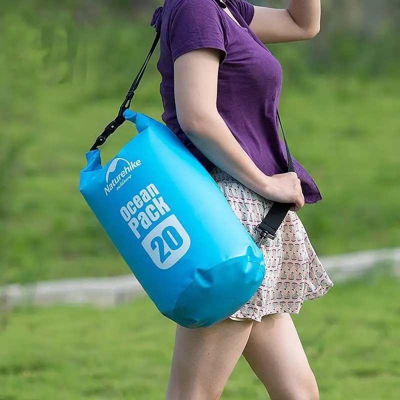 5L 10L 20L бочкообразные 500D ПВХ брезент реки походная дрейфующих печать Рафтинг