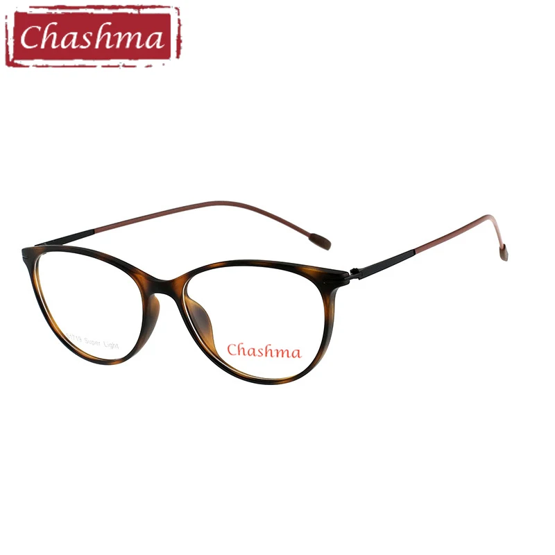 

Chashma Brand Student Eye Glasses lentes opticos mujer Cat Eye Stylish TR90 Light Frame Women Glasses Frame Optical