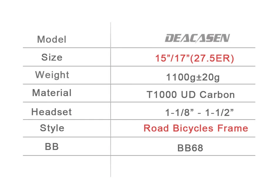 2018 DEACASEN карбоновая рама Китайский mtb 27 5 горная велосипедная заготовка рамы 15