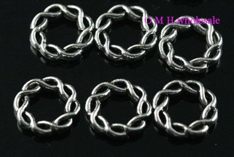 Оптовая продажа Бесплатная доставка 12 шт. тибетские серебряные бриллианты OMH