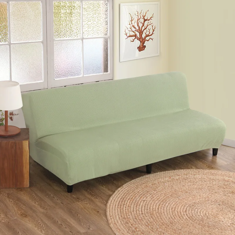 Вязаное покрывало для дивана полноразмерное без подлокотника эластичная ткань