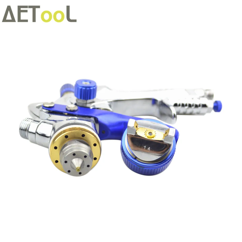 AETool синий 1 4 мм сопло краскопульт для покраски автомобиля с 600 мл кастрюля