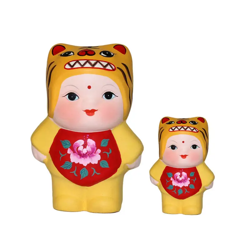 Huishan глины фигурка-прекрасный fuwa костюмы для детей (2 предмета) | Дом и сад