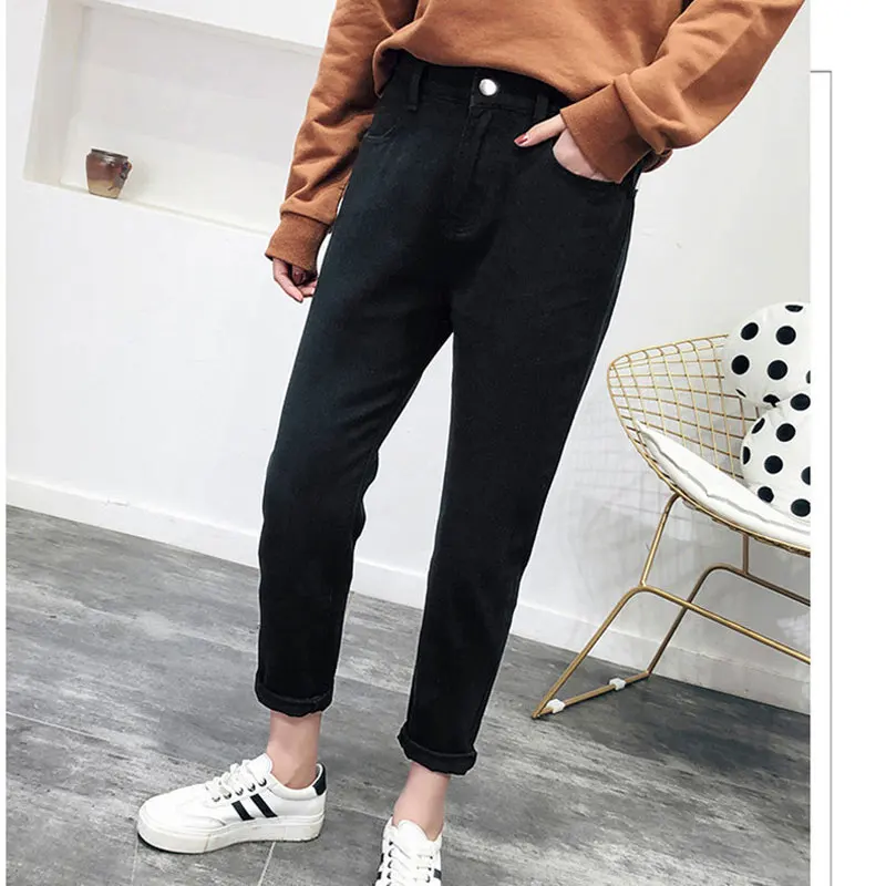 Весна 2019 новая одежда женские корейские свободные тонкие шаровары с высокой