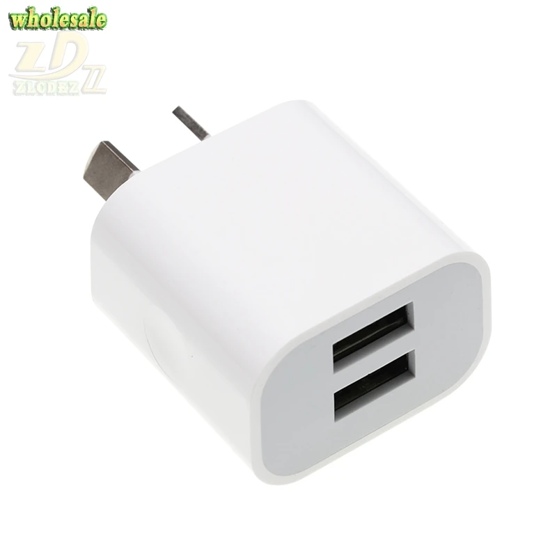 

AU Plug 2 USB 2USB Порта Мобильный телефон зарядное устройство DC 5V 2A выход адаптер питания используется для iPhone iPad Samsung HTC телефон планшетный ПК 100