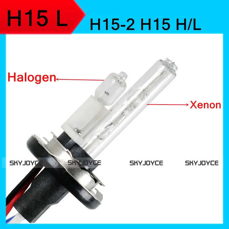 Новинка 4300 ксеноновая лампа 35 Вт H15 hid H15-2 xenon 8000K-K для GOLF6 GOLF7 Touran Touareg Z300 | Автомобили
