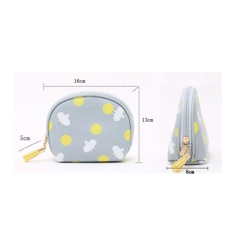 Модная женская мини косметичка с животным узором сумка для помады дорожные