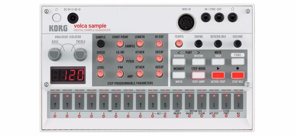 Korg Volca устройство для воспроизведения образцов