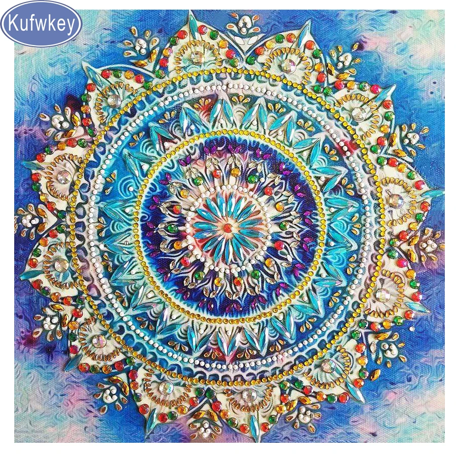 

Алмазная живопись мандала, алмазная вышивка, квадратные изображения натюрморта стразы, Набор для вышивки крестиком, Алмазная мозаика, хобб...