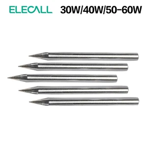 Лидер продаж, сменный наконечник паяльника ELECALL, 30 Вт, 40 Вт, 60 Вт, бесповоротный наконечник паяльника