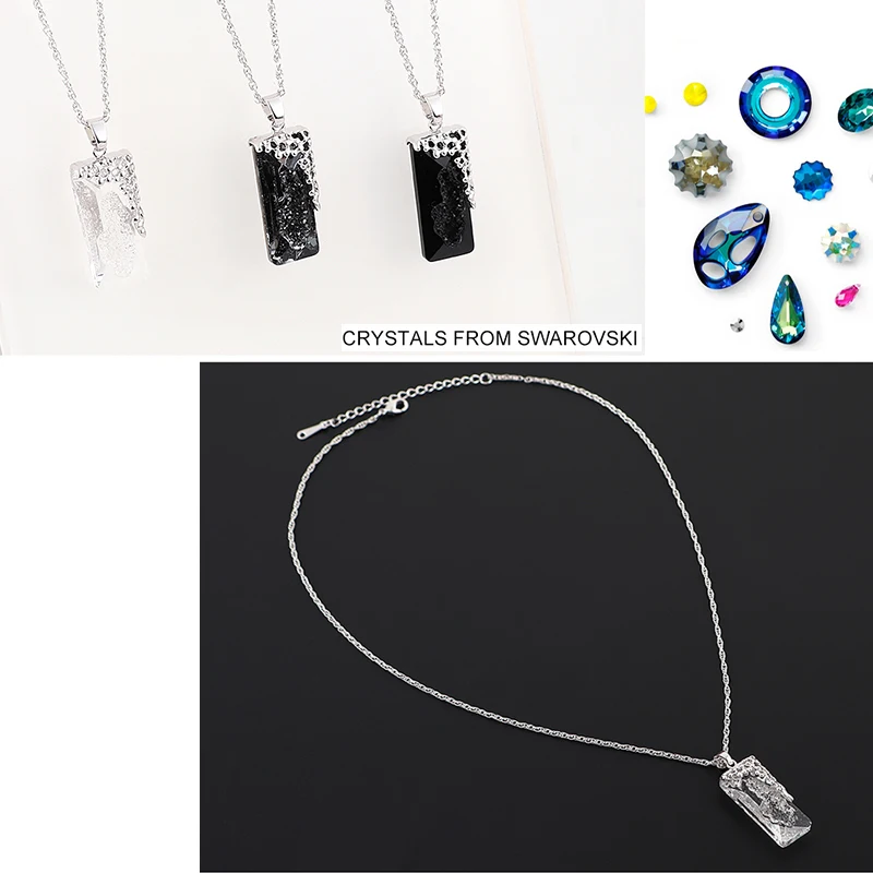 Новинка BAFFIN винтажные оригинальные кристаллы от Swarovski Max квадратная Подвеска