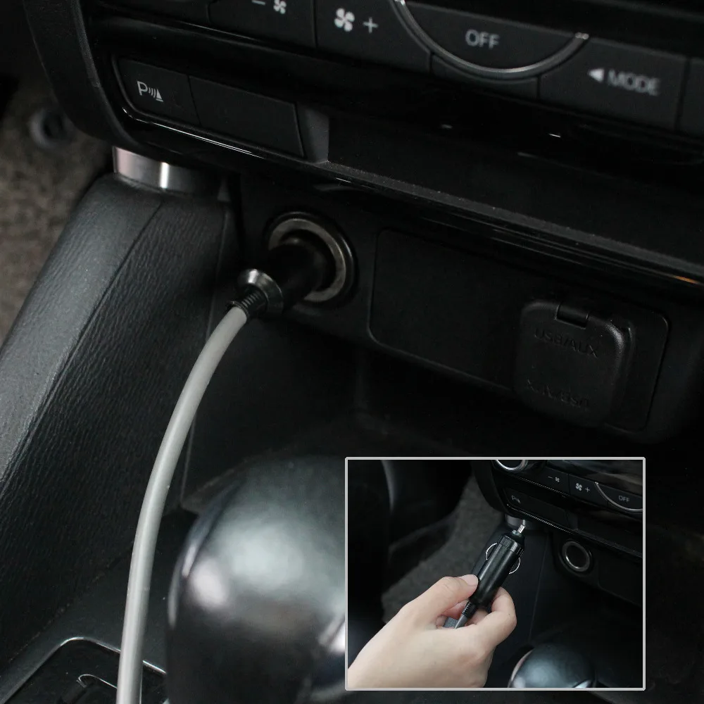 

Vehicle 2 Meter 12V Cigarette Adapter Portable Camping Shower Kit Powered Pump Outdoor Shower