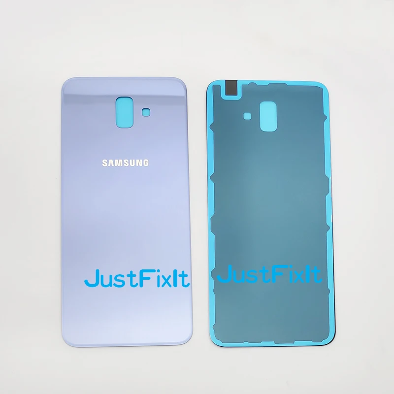 Для SAMSUNG Galaxy J6 Plus J610 + 2018 J610F SM J610FN J610FN/DS Задняя крышка батареи Дверь стеклянная