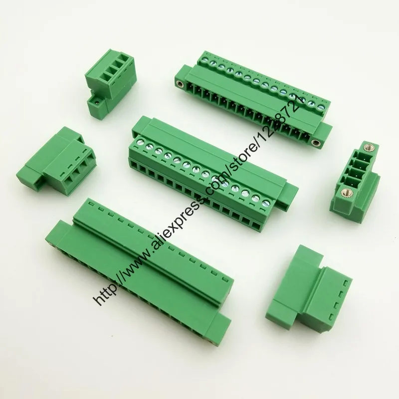 20 комплектов 3 81 мм 8 P мужской и женский pcb терминал припой бесплатно разъем 2 EDGRK
