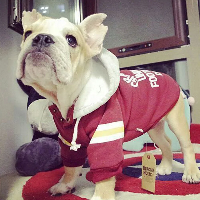 Sport Dog Clothes Winter Pet Hoodie Sportswear Pets Coats Jacket Soft Cotton Outfits Clothing Costumes Good Quality PH0011 | Дом и сад