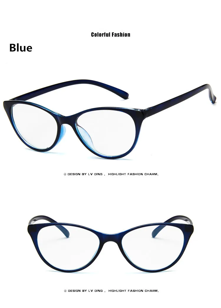 BOYEDA Мода кошачий глаз очки ретро очки Clear Frame объектив Для женщин очки бренд оправы близорукость Nerd плотная зрелище