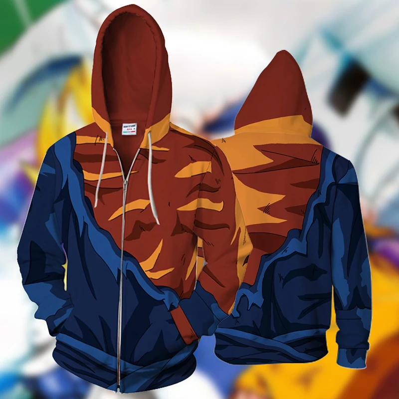 BIANYILONG Новинка года осень зима 3D толстовки с принтом Dragon Ball Z Piccolo косплэй на молнии куртка капюшоном костюмы