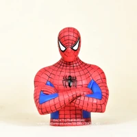 disney marvel avengers spider man piggy bank 17cm action figure posture anime decoration collection figurine toys model children