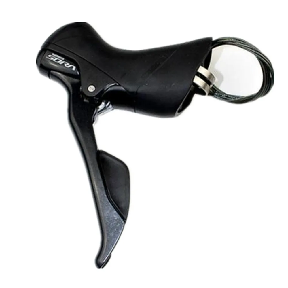 Left 2speed Shimano SORA R3000 тормоз+ рычаг переключения передач ST-R3000 STI Road Shifter w/внутренние кабели левый 2 скорости двойной/правый 9 скоростей - Цвет: Left 2speed