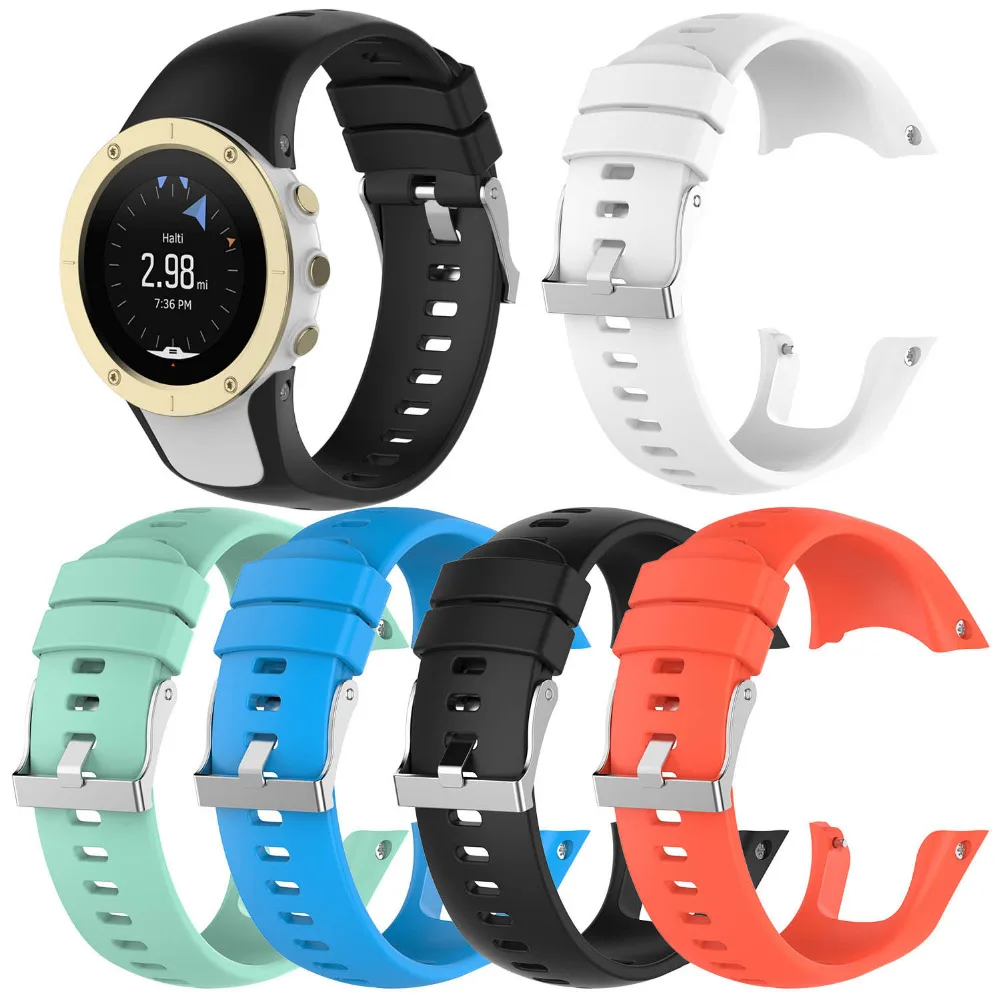 Спортивный ремешок для Suunto Spartan, тренировочный, на запястье, HR, силиконовый, дышащий, браслет, замена для Suunto, траверс, серия смарт-часов