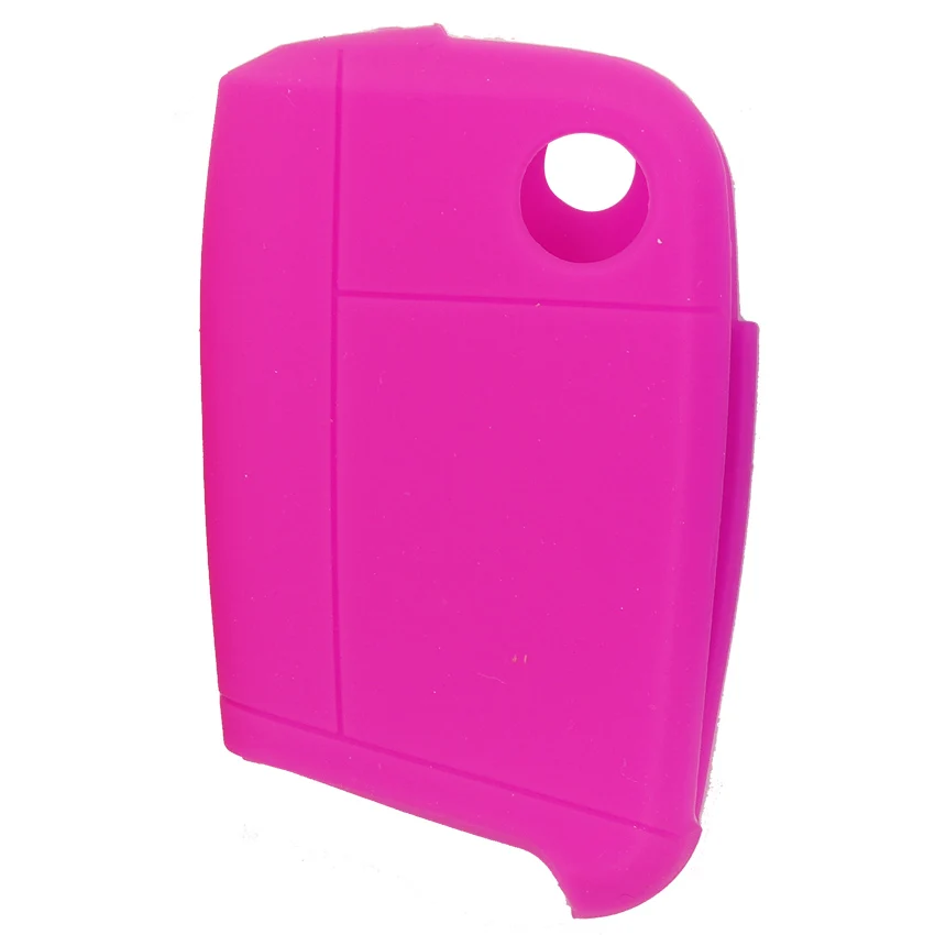 

1pcs Washable Car Key Case Cover For Seat Leon MK3 Black Red Blue Green Rose Color