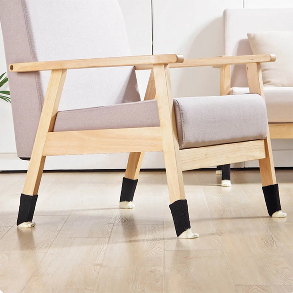 Набор из 4 милых ковриков для стола вязаные столы и стулья утолщенные защитные