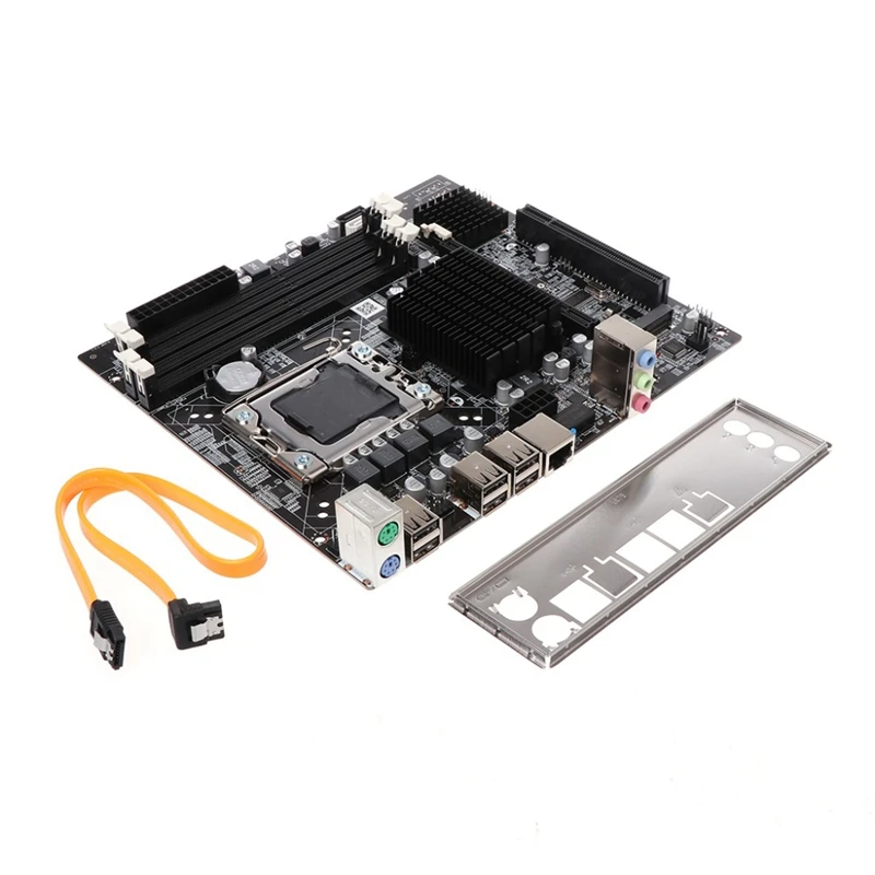 Новый X58 для рабочего стола материнской платы Lga 1366 профессиональный настольный