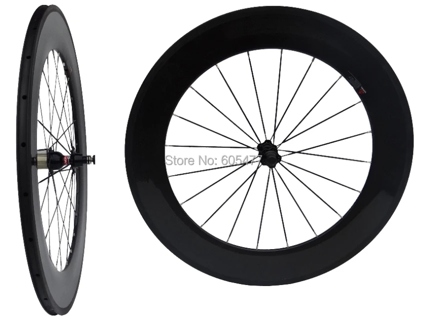 Совершенно новый-полностью углеродный глянцевый клинчерный обод колесная пара