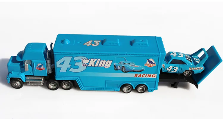 Disney Pixar Cars 2 3 игрушка Молния Маккуин Джексон шторм Мак UncleTruck King 1:55 литой металлический игрушечный автомобиль Детский подарок на день рождения