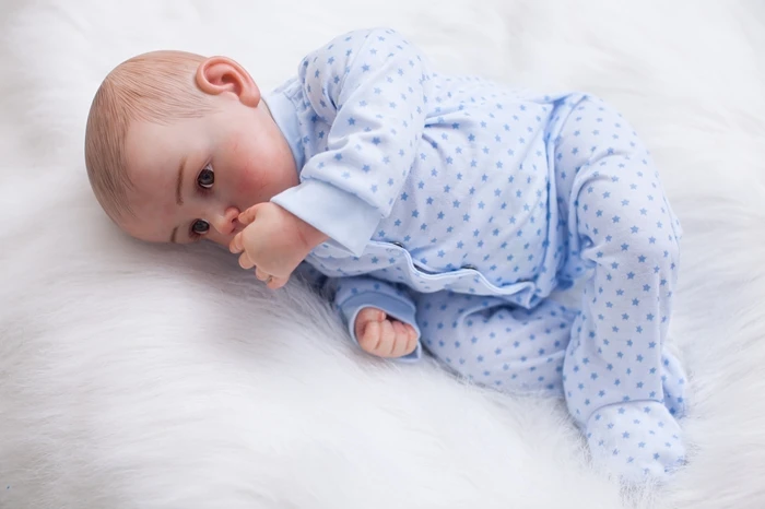 50 см Мягкая силиконовая Кукла Reborn игрушка для новорожденного мальчика кукла
