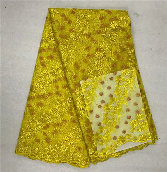 Popular party apparel material African net lace fabric French for dress WAN1 (5yards/lot) multi color | Дом и сад