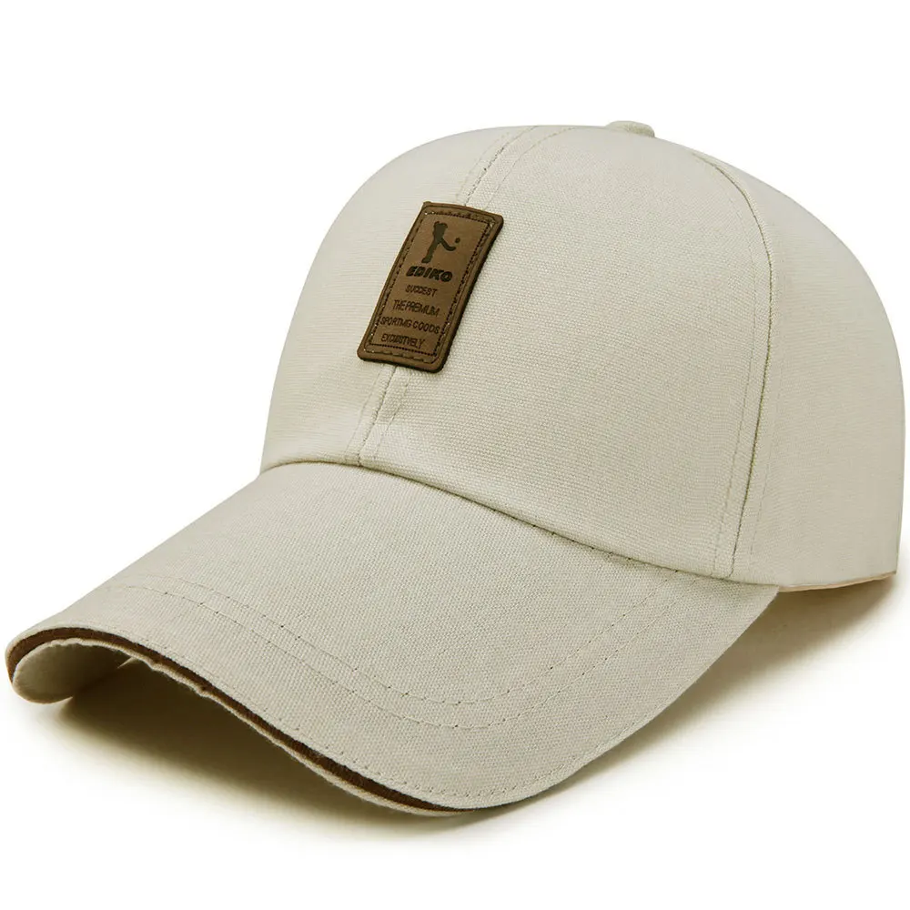 Однотонная летняя парусиновая шапка фирменные Snapback Шапки для Для мужчин Бейсбол Кепки Для мужчин Для женщин папа Кепка Bones Masculino - Цвет: cap005-beige
