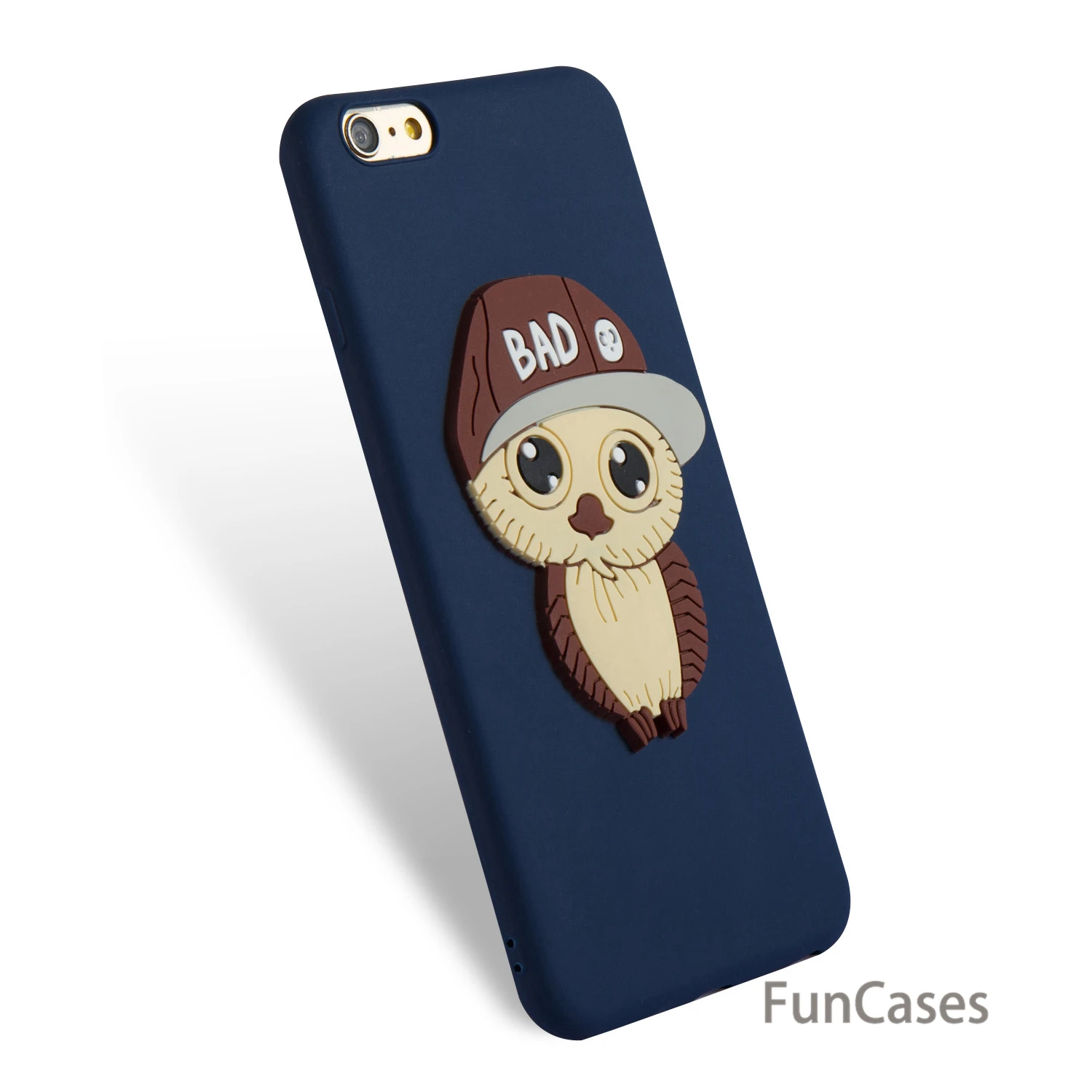 Классный чехол Сова СПС Funda iPhone 6 Plus Мягкая силиконовая задняя крышка для телефона