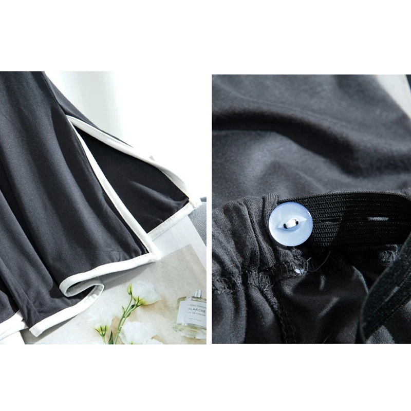 С длинным рукавом для будущих мам кормящих Хлопковая пижама Беременность халат