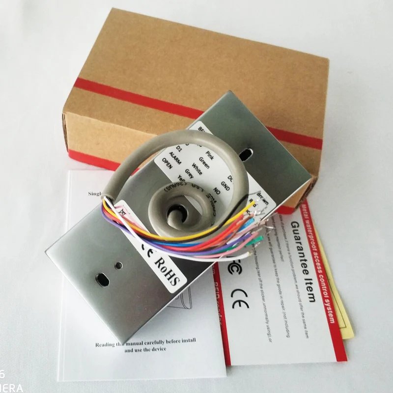 Автономный контроллер доступа с 10 шт. EM брелоки RFID клавиатура управления доступом цифровая панель считыватель карт для системы дверного замка