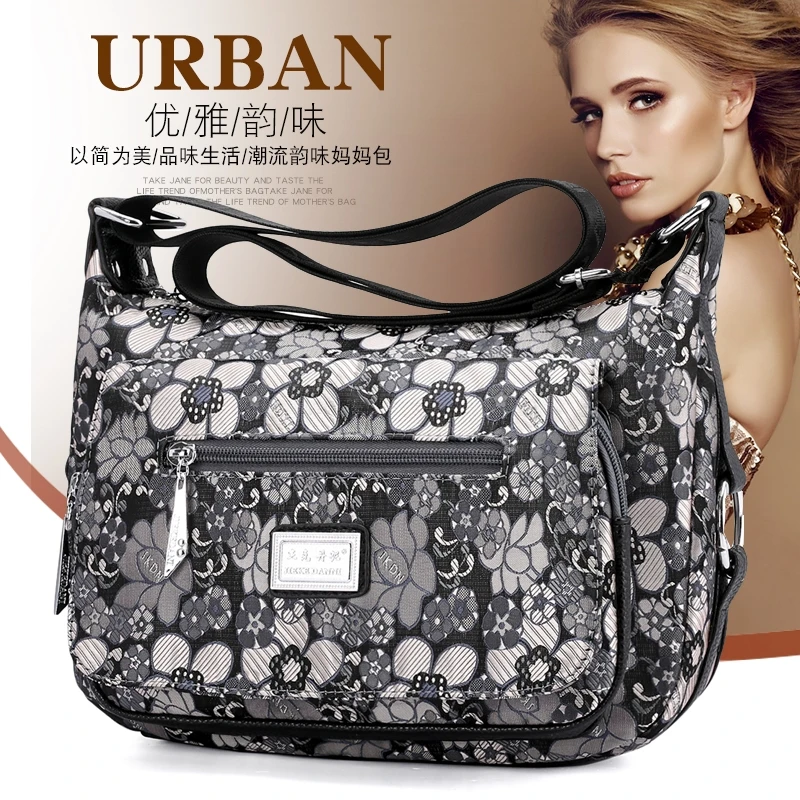 Простая Холщовая Сумка на одно плечо для женщин и мам 100 оксфордских спиннингов