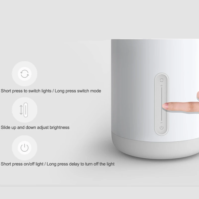 Xiaomi Mijia прикроватная лампа 2 смарт настольная светодиодная Ночная Bluetooth WiFi