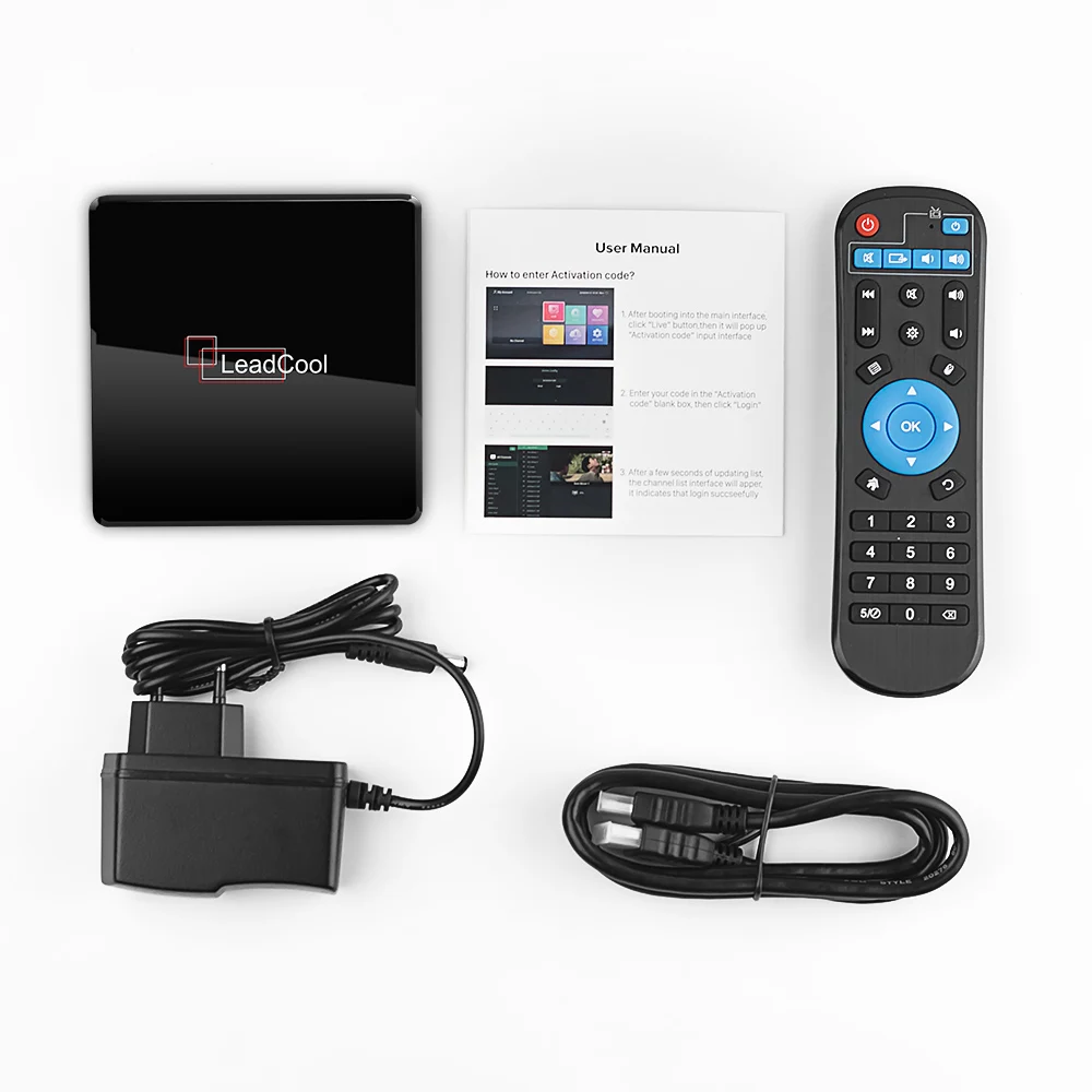 

Leadcool X Android 9.0 TV Box 1G 8G Amlogic S905W Smart Tv Box Cortex-A53 4K Media Player Support 2.4G Wifi Leadcool Set top Box