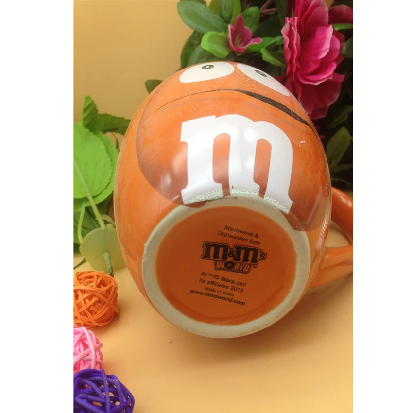 Симпатичные M& M's мм кофейные чашки керамические цветные кофейные овсянки кофейная кружка глазурь кофейная кружка с молоком водяные чайные кружки Посуда для напитков