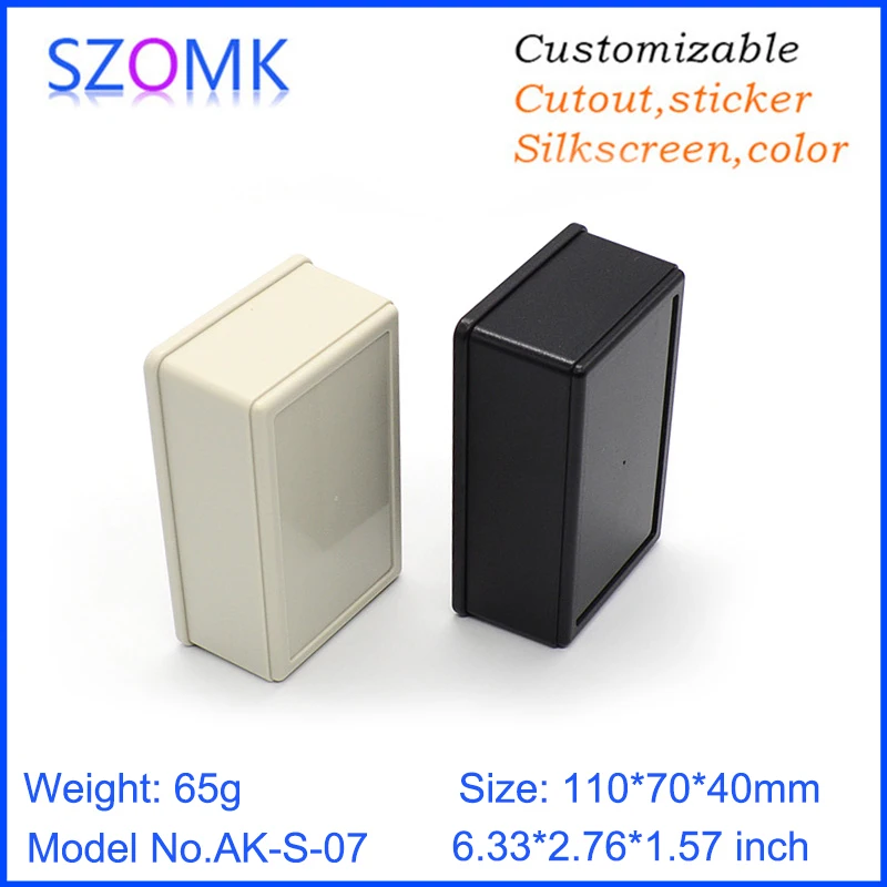 Пластиковый чехол szomk 1 шт. 110*70*40 мм бесплатная доставка электронный бокс корпус