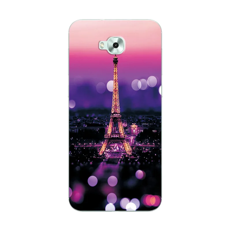 W01 Для ASUS Zenfone 4 Selfie ZD553KL 5," чехол для телефона с сердечком, защитный чехол на заднюю панель Для Zenfone 4 Selfie ZD 553KL, облегающий чехол - Цвет: W01