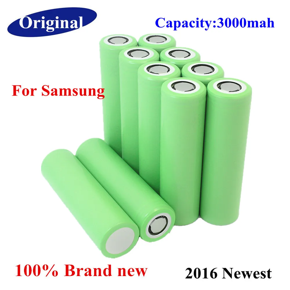 20 шт./лот 100% оригинальная фотобатарея 18650 3000 мАч литий-ионная батарея 3 6 В