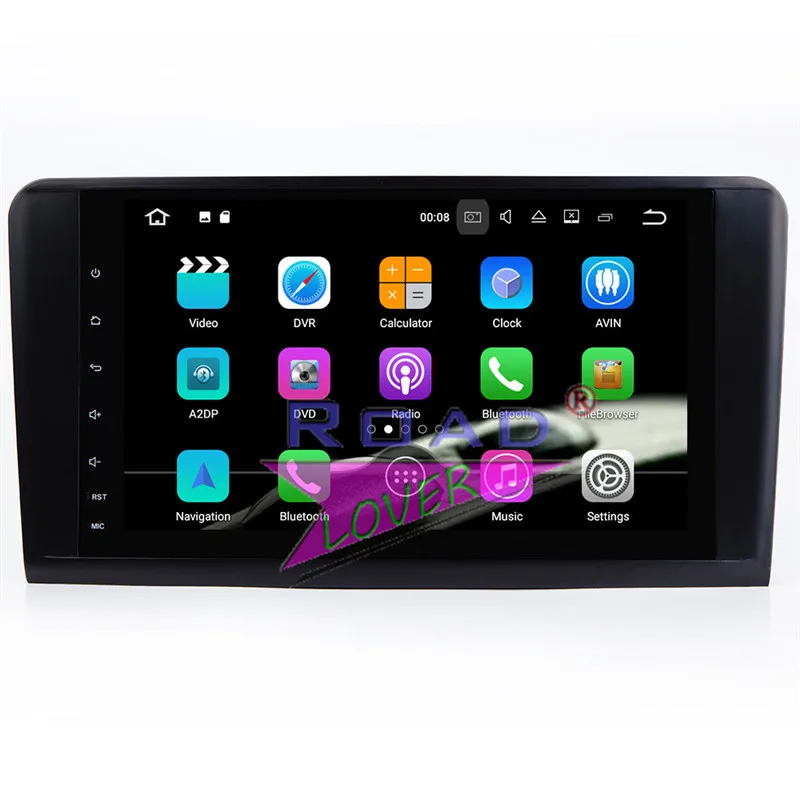 Автомобильный GPS навигатор TOPNAVI Android 7 1 для Mercedes Benz ML CLASS W164 ML350 ML430 ML450 ML500 GL320/R Class W219