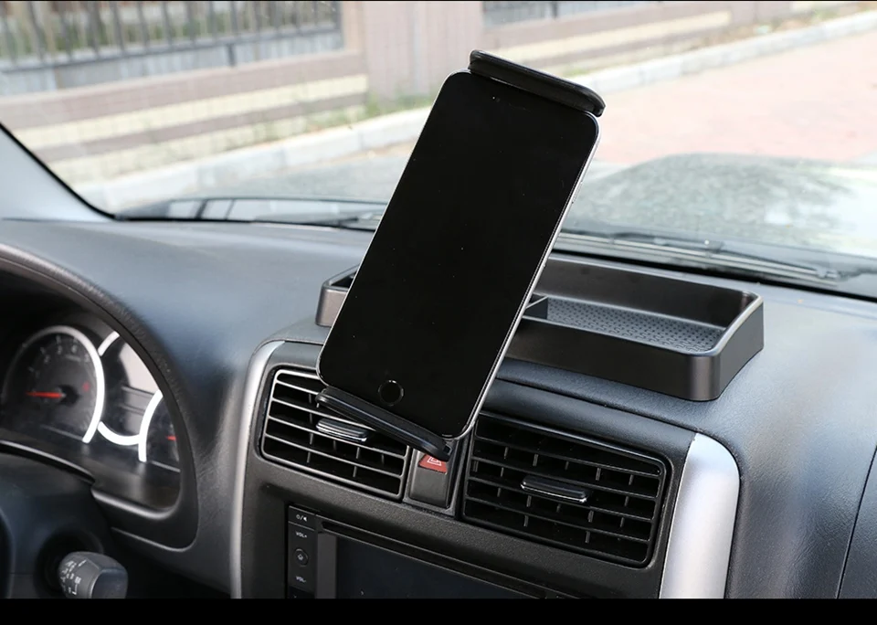 SHINEKA универсальная Авто подставка для мобильного телефона для iPad держатель для мобильного телефона 360 градусов с ABS ящиком для хранения gps для Suzuki Jimny