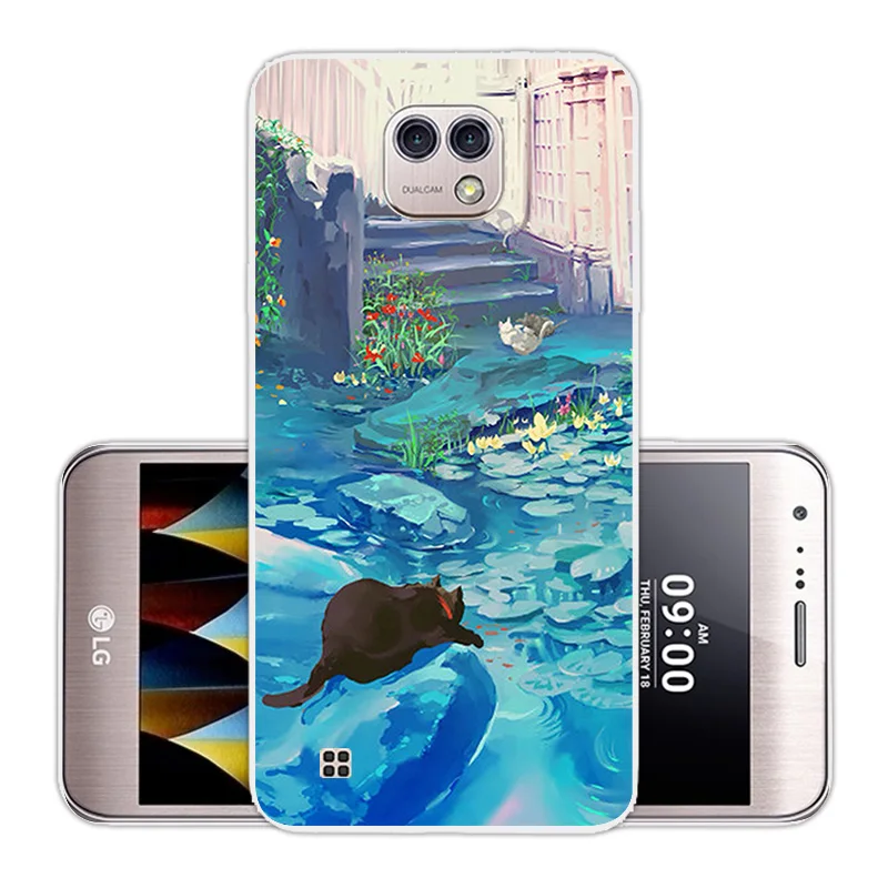 Чехол s для LG X Cam K580 K580Y Xcam K580DS 5 2-дюймовый чехол из мягкого силикона прозрачный ТПУ