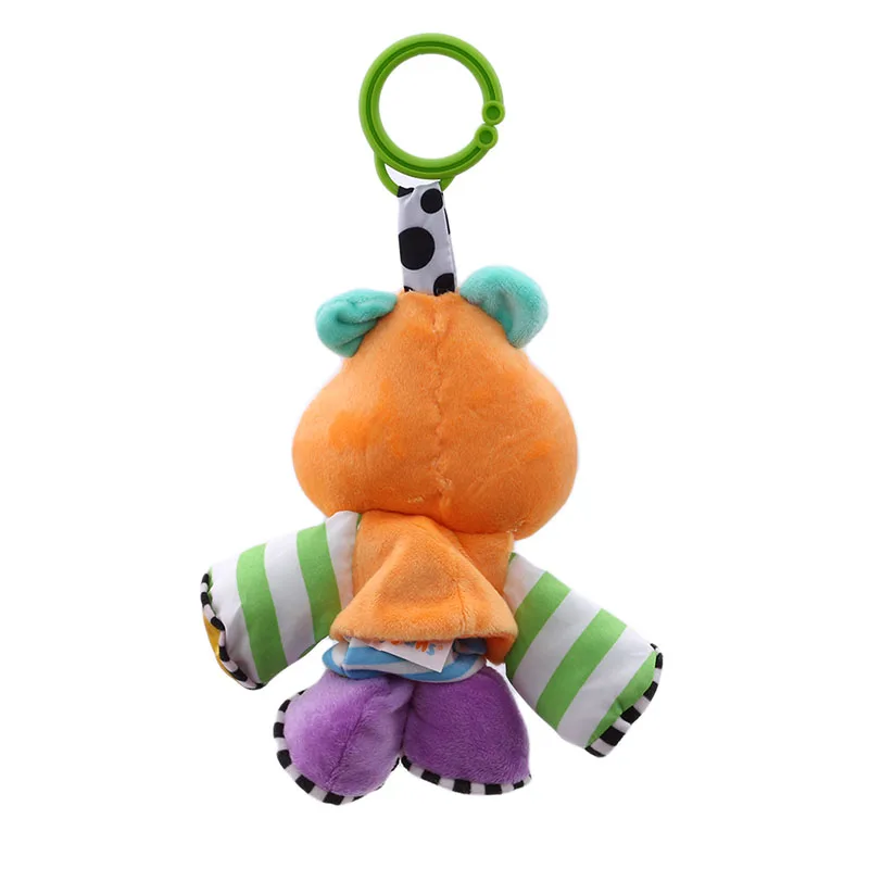 

Baby Rattle Plush Dolls Bed Stroller Hanging Animal Musical BB Bell Infant Educational Toys Baby Pull Shock Rattles Soft Toy