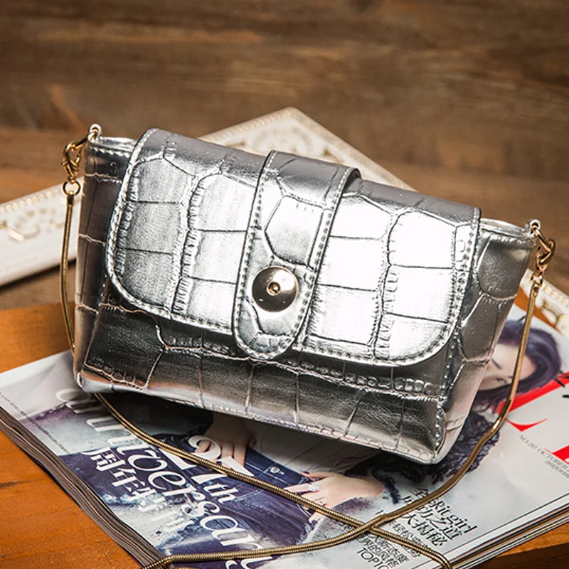 ДЖОЛИ FEMME Кожаный Мини Квадратных Сумки Весна Новый Стиль Сумка Почтальона